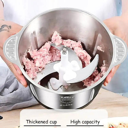 Silver Crest Multi Functions Meat Chopper (3 Litr) Steel Bowl