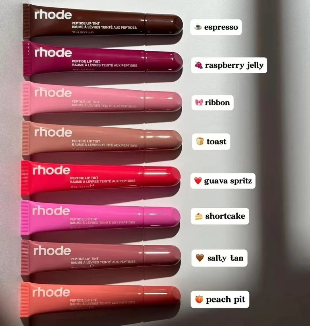 Rhode Lipgloss | Nourish, Shine, and Tint in One Swipe | Peptide Lip Tint | Rhode Lip Tint Available in All Shades